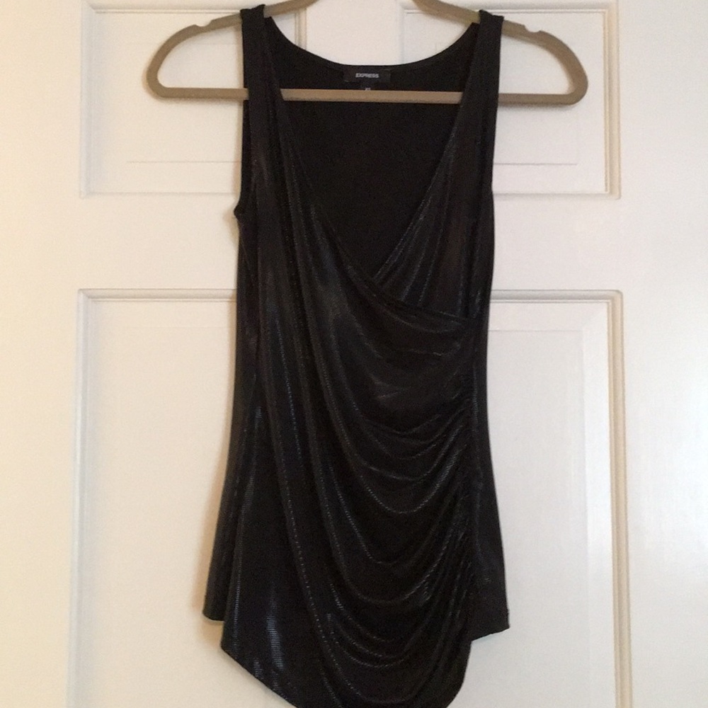 Express black dressy tank.